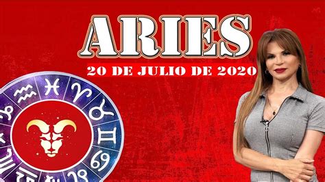 Aries horóscopo de hoy 20 de Julio 2020 Mañana habrá ...
