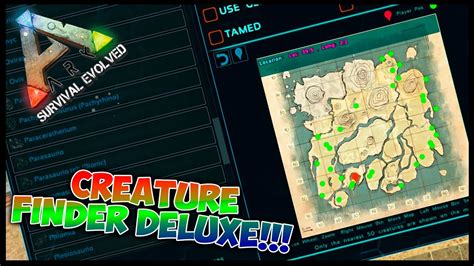 ARK Comando | Creature Finder Deluxe! Mod de búsqueda de dinos!!   YouTube