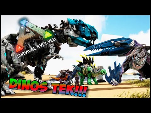 ARK Comandos #04 Como Spawnear Los Dinos Tek!!!  Bionicos   Pre GENESIS
