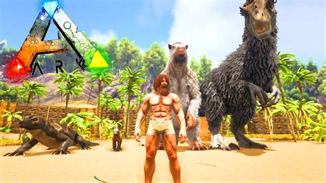 ARK COMANDOS SPAWNEAR NUEVOS DINOS Yutyrannus,Megatherium ...