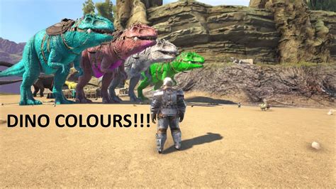 Ark How To Change Dinosaur Colors PS4/Xbox One Ark ...