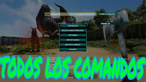 ARK PS4 TODOS LOS COMANDOS | ALL COMMANDS   YouTube