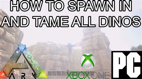 ARK: SE   HOW TO SPAWN IN ALL SCORCHED EARTH DINOS AND ...