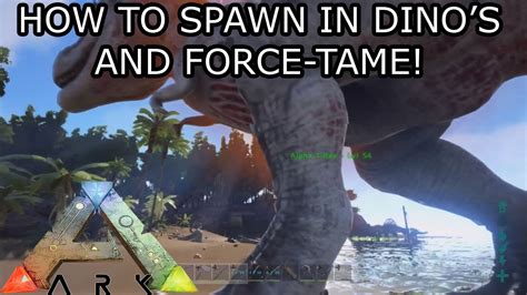 ARK: SURVIVAL EVOLVED    CONSOLE    HOW TO SPAWN IN DINO S ...