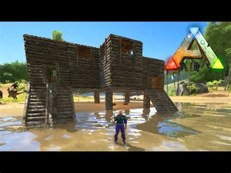 Ark Survival Evolved: CONSTRUÇÃO da CASA DE MADEIRA! #05   YouTube
