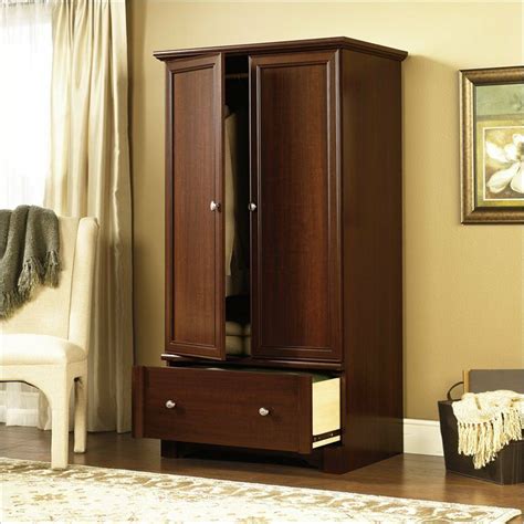 Armoire Wardrobe Cabinet Furniture Clothes Wood Storage ...