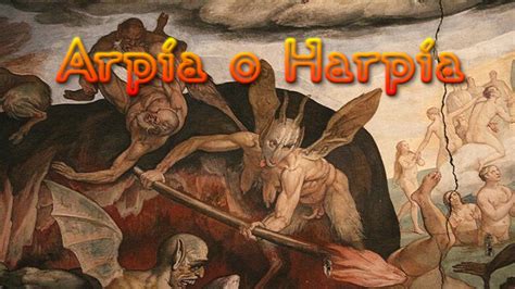 Arpía o Harpía que significa definición RAE mitología...