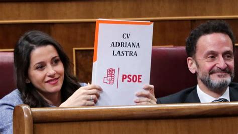 Arrimadas se burla de la vividora Adriana Lastra cuestionando su ...