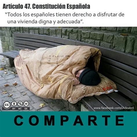 Art. 47 Constitución Española | Constitucion, Español ...