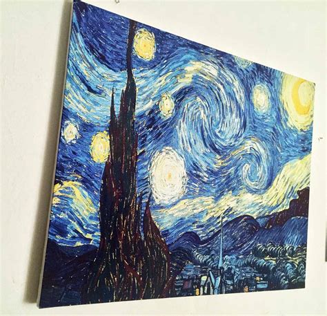 Arte Lienzo Canvas La Noche Estrellada Van Gogh   $ 490.00 ...