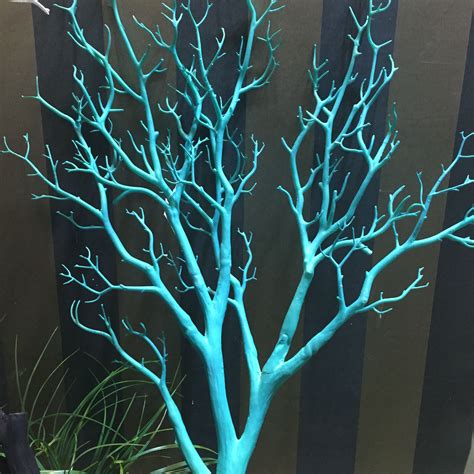 Artificial Peacock Coral Tree Branches Plastic Artificial ...