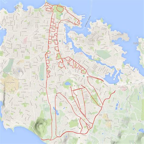 Artist Rides Bike Around City to Create Elaborate Doodles ...