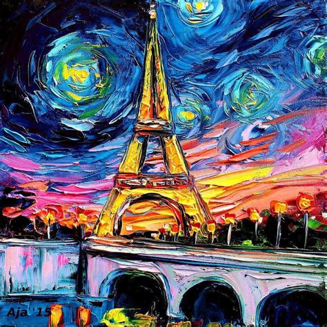 Artista recrea  La noche estrellada  de Vincent van Gogh ...