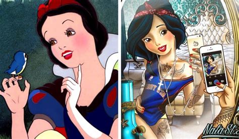 Artistas recrean a las inocentes princesas Disney como ...