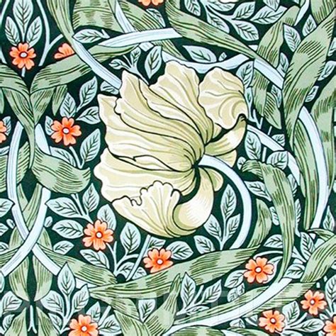Arts & Crafts William Morris Flower Tiles Fireplace ...
