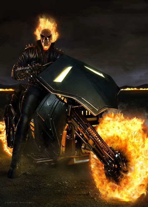 ArtStation   Ghost Rider 90 s PepsiCard Redesign, Carlos ...
