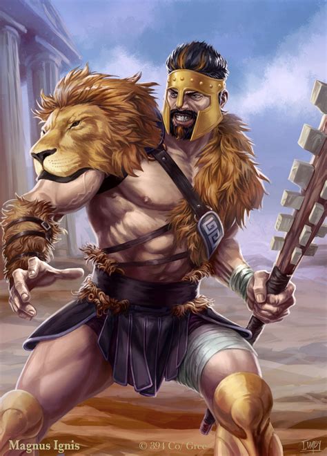 ArtStation   Hercules, Peter Lumby | Zeus mitologia griega ...