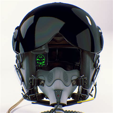ArtStation   Jet Fighter Helmet   Toolbag 2, Joe Wilson