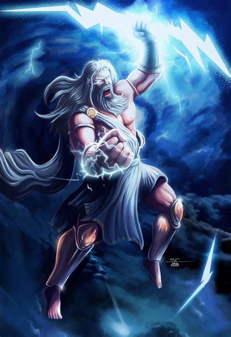 ArtStation   ZEUS. The power of thunder, Alvaro Solar | Greek mythology ...