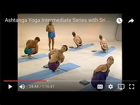 Ashtanga Yoga Intermediate Series with Sri K. Pattabhi ...