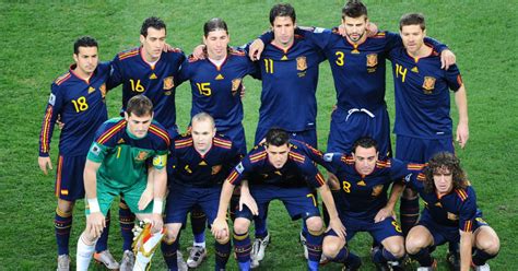 Así era la alineación de España en la final del Mundial ...