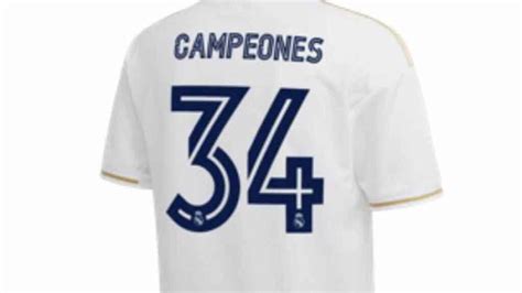 Así es la camiseta del Real Madrid conmemorativa por los ...