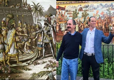 Así fue el abrazo entre descendientes de Moctezuma II y Hernán Cortés ...