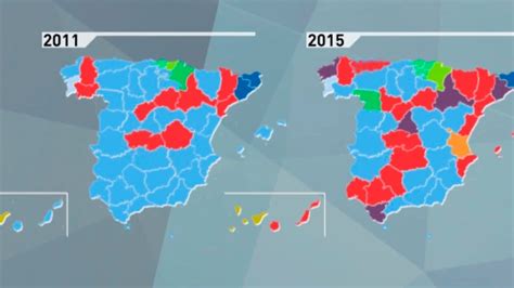 Así queda el mapa de los Ayuntamientos tras las elecciones del 24 de mayo