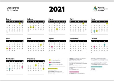 Así será el calendario oficial de feriados en Argentina para el 2021 ...