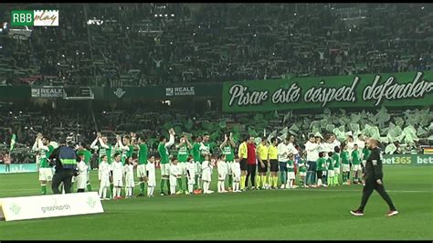 ¡Así sonó el himno del Real Betis en el partido ante el ...