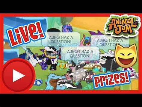 Ask AJHQ Live Stream! | Animal Jam & Play Wild   YouTube