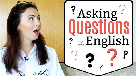 Asking Questions in English | Question Structure | Fix ...