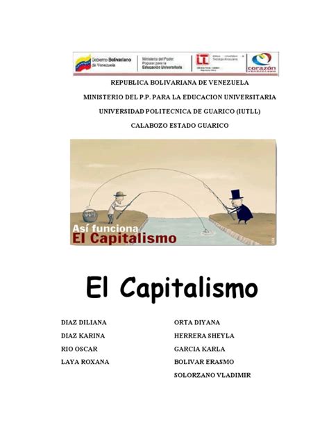 Aspectos Del Capitalismo | Capitalismo | Capital  economía