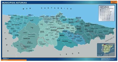 AsturiaS, Diferente al resto: Mapa del Principado de Asturias