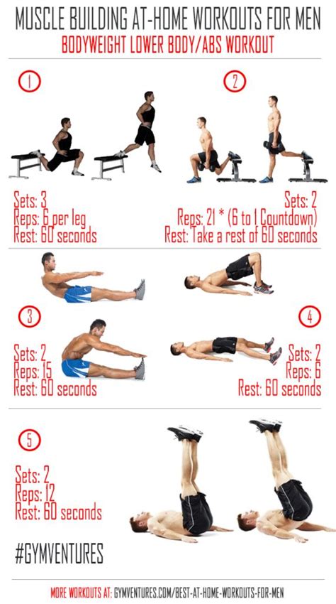 At Home Workouts for Men   10 Muscle Building Workouts ...