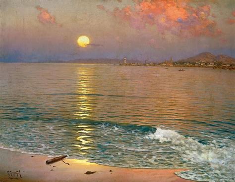 Atardecer sobre la costa de Málaga. Guillermo Gómez Gil ...