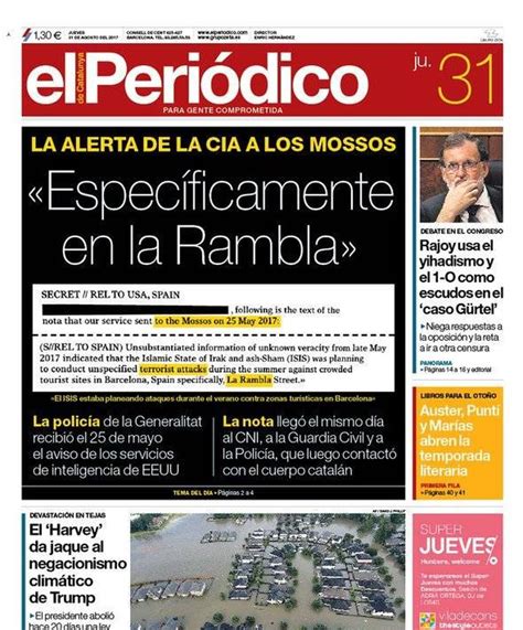 Atentados Barcelona:  El Periódico  responde a las críticas publicando ...