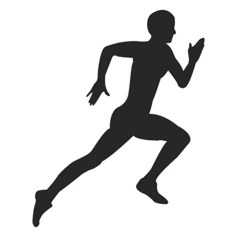Athlete running hard   Transparent PNG & SVG vector file