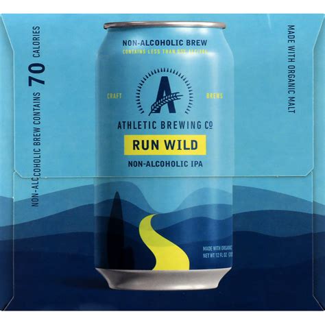 Athletic Brewing Beer, Run Wild, 6 Pack  12 fl oz    Instacart