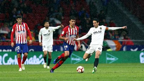 Atlético de Madrid Valencia: La Liga de fútbol, en ...