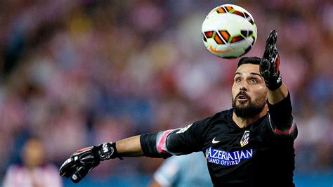 Atletico Madrid s Miguel Angel Moya is taking his chance ...