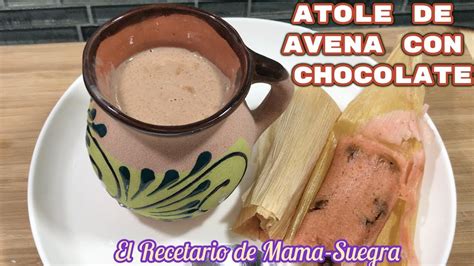 ATOLE DE AVENA Y CHOCOLATE/SALUDABLE/FÁCIL Y RÁPIDO ...