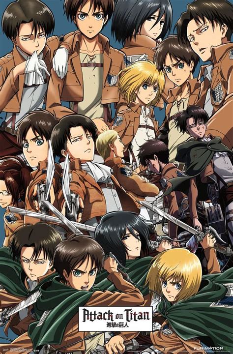 Attack on Titan Collage Characters TV Show Poster 22x34 ...
