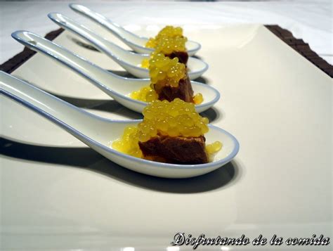 Atún con Soja, Jengibre y Caviar de Mandarina | Postres ...