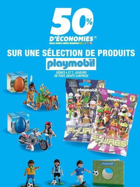 Auchan : Sélection de Playmobil à  50 %