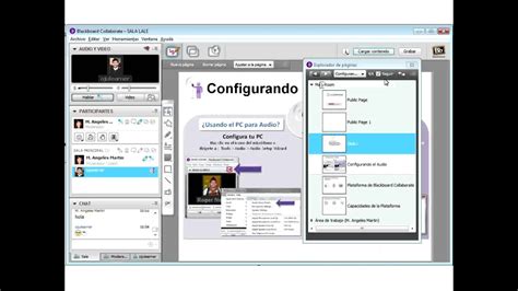 Aula virtual. Blackboard Collaborate Webconferencing ...