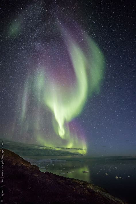 Auroras boreales desde Groenlandia   El Universo Hoy