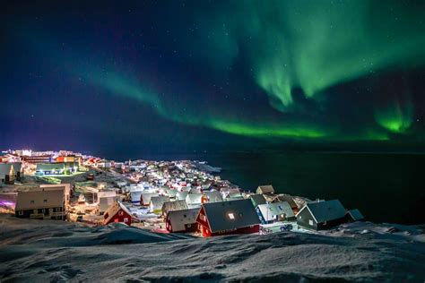 Auroras boreales en el sur de Groenlandia... !en verano!