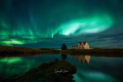 Auroras boreales fotografiadas desde Reikiavik, Islandia ...