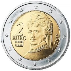 AUSTRIA 2 EUROS 2002 SIN CIRCULAR OSTERREICH 2€ MONEDA ...